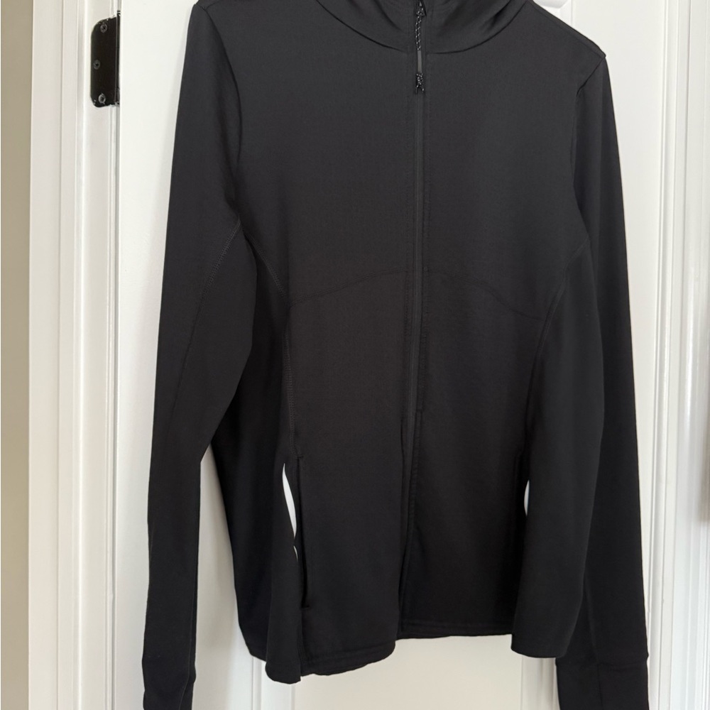 Black Full-Zip Hoodie